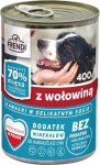 FRENDI with Beef chunks in delicate sauce - wet dog food - 400g