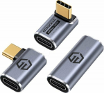 GRAUGEAR 40Gbps USB-C Adapter Aluminium 3er Pack