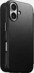 Nomad Modern Leather Folio, black - iPhone 16