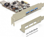 DELOCK PCI Expr Card 3x USB3.0 ext + 1x USB3.0 int +LowProfi