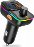 Transmiter FM XO transmiter FM BCC09 Bluetooth MP3 Car Charger 25W czarna
