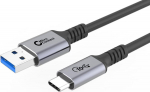 MicroConnect Premium USB-C to USB-A cable, 0.25m, 10Gbps, 60W