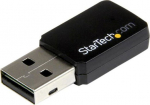 StarTech.com USB 2.0 AC600 wireless-AC-mini dual-band network adapter - 1T1R 802.11ac WiFi-adapter - network adapter - USB 2.0 - Wi-Fi 5 - svart