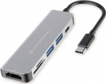 CONCEPTRONIC 6-1 Dock USB-C->HDMI/2xUSB-A/SD/TF/+ 15cm gr