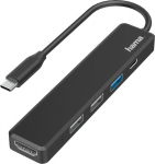 Adap. Hama USB-C pistik -> 3xUSB-A/USB-C/HDMI