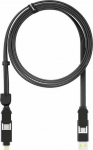 Kabel USB Rolling Square USB-A + USB-C - USB-C 2 m Czarny (RS-XLM01R)