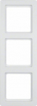 Berker Triple frame Q.1 horizontal/vertical snow-white velvet (10136089)
