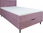 Continental bed LAARA 120x200cm, pink