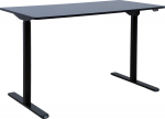 Desk ERGO LIGHT with 1 motor 120x60xH72.5-117.5cm, black