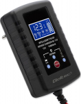 Qoltec Automatic battery charger AGM GEL STD 6V/12V | 2A | Rectifier with repair function and display LED