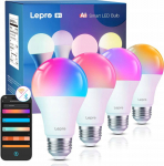 TECKIN Lepro B1 AI Smart Bulb E27 - smart light bulbs E27 (4szt)