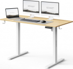 Desk SENSE7 NOJO LIGHT Light brown and white 120 cmx60 cm