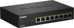 D-Link DMS-108P - Switch - unmanaged - 8 x 10/100/1000/2.5G - Desktop - PoE+ (230 W)