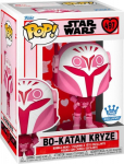 Funko Pop! Disney Star Wars: Valentines S4 - Bo-Katan Kryze #497 Bobble-Head Vinyl Figure