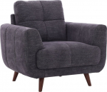 Armchair STEVE dark grey