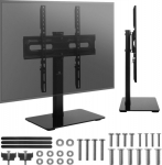 Maclean universal TV stand, for RTV cabinet, stand, max. 35 kg, 20 degree rotation, for 32-55" TV, MC-132