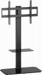 Floor stand for TV, 43" - 86", czarny