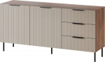 Cama MEBLE Cama Chest of drawers 1 ALMERA 156x42x75 walnut/cashmere
