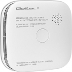 Qoltec Smoke detector with battery | Tuya | Wi-Fi | alarm 85dB | LED