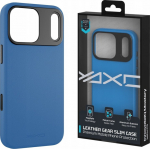 Yaxo Phone case Leather Gear Slim Case MagSafe iPhone 17 Pro Electric Blue