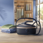 Philips PerfectCare 8000 PSG8300/20 navy blue - Moc [W]: 3120 | Type of foot: SteamGlide Elite | Steam production [g/min]: 215 | Hitting the steam [g/min]: 850 | Color: navy blue