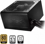 Asrock PRO-650G Str&oslash;mforsyning 650Watt 80+ Gold Sort