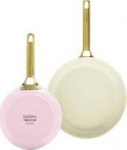 GreenPan Padova Reserve 2 pcs Frypan Set 20+26cm Blush Pink