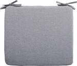 Cushion SIMPLE GREY for chair 38x43x2.5cm