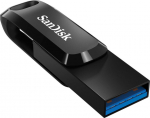 SanDisk Ultra Dual Drive Go - USB flash drive - 2 TB - USB 3.2 Gen 1 / USB-C - svart