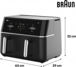 Braun TwinCook 5 TD5030I 10 l czarny - Moc:&nbsp;2400 W | Minimum temperature:&nbsp;80 &deg;C | Maximum temperature:&nbsp;200 &deg;C | Loading capacity:&nbsp;2.4 kg | Bowl capacity:&nbsp;10 l