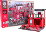 RoGer Fire Station Play Set With Vehicles and Figures