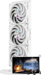 Krux HydroArc 360 White - fan CPU | Water Cooling | 360 | ARGB| MATRIX IPS | WHITE