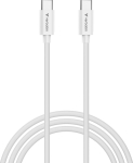 USB-kaabel USB-C USB-C Verbatim Sync & Charge PD3.0 100W 3m 480Mbps - White/valge