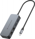 CONCEPTRONIC Adapter USB-C->2xGbE+2xUSB-A3.2 5Gbs 0.30m gr