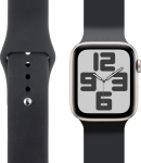 OBAL:ME Silicone Strap for Apple Watch 42-49mm M-L / black