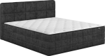 Continental bed EVENING ZONE 180x200cm, dark grey