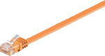 Wentronic CAT FLAT 6-0150 U/UTP ORANGE 1.5m