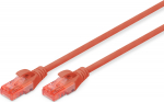 DIGITUS patch cable Cat6 U/UTP 2xRJ45 3.0m rot LSZH