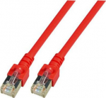 EFB Elektronik EFB RJ45 Patchkabel SF/UTP Cat.5e PVC CCA 25.00m rot