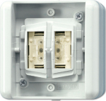 JUNG 8472.02 LED W - Push button switch - Verkabelt - Wei&szlig;