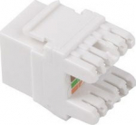 Lanberg Keystone module socket RJ45 - LSA kat.6A UTP 180&deg; - Lanberg keystone nest RJ45 - LSA UTP kat. 6A 180&deg;
