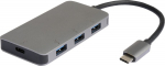 ROLINE Hub - 3 x USB 3.1 Gen 1 + 1 x USB-C (power supply)