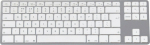 Matias Mac Tenkeyless Wireless Silver - for computers Apple | Aluminum | dedicated keys Mac | compact size | full arrows | beprzewodowa