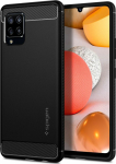 Kaitse&uuml;mbris Rugged Armor, Samsung Galaxy A42 5G, must, Spigen