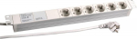 EFB Elektronik EFB 19" 1HE Steckdosenleiste 6 x CEE 7/3 , with full device