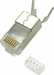 Lanview RJ45 STP plug Cat6a for, AWG22-23 solid/stranded