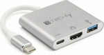 Station/replicator Techly USB-C (IADAP USB31-HDMIPTY)