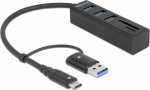 Delock Hub - 3 x USB 3.2 Gen 1 + 1 x USB-C