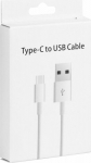 Cable USB Partner Tele.com USB-A - USB-C 1 m White