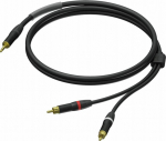 Cable Procab Jack 3.5mm - RCA (Cinch) x2 1.5m czarny (PRA711/1.5)